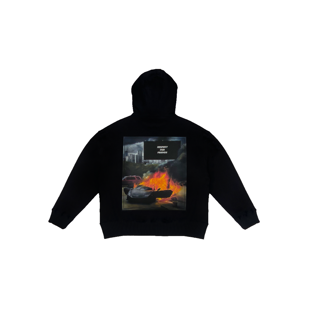 Felpa con il hotsell fuoco